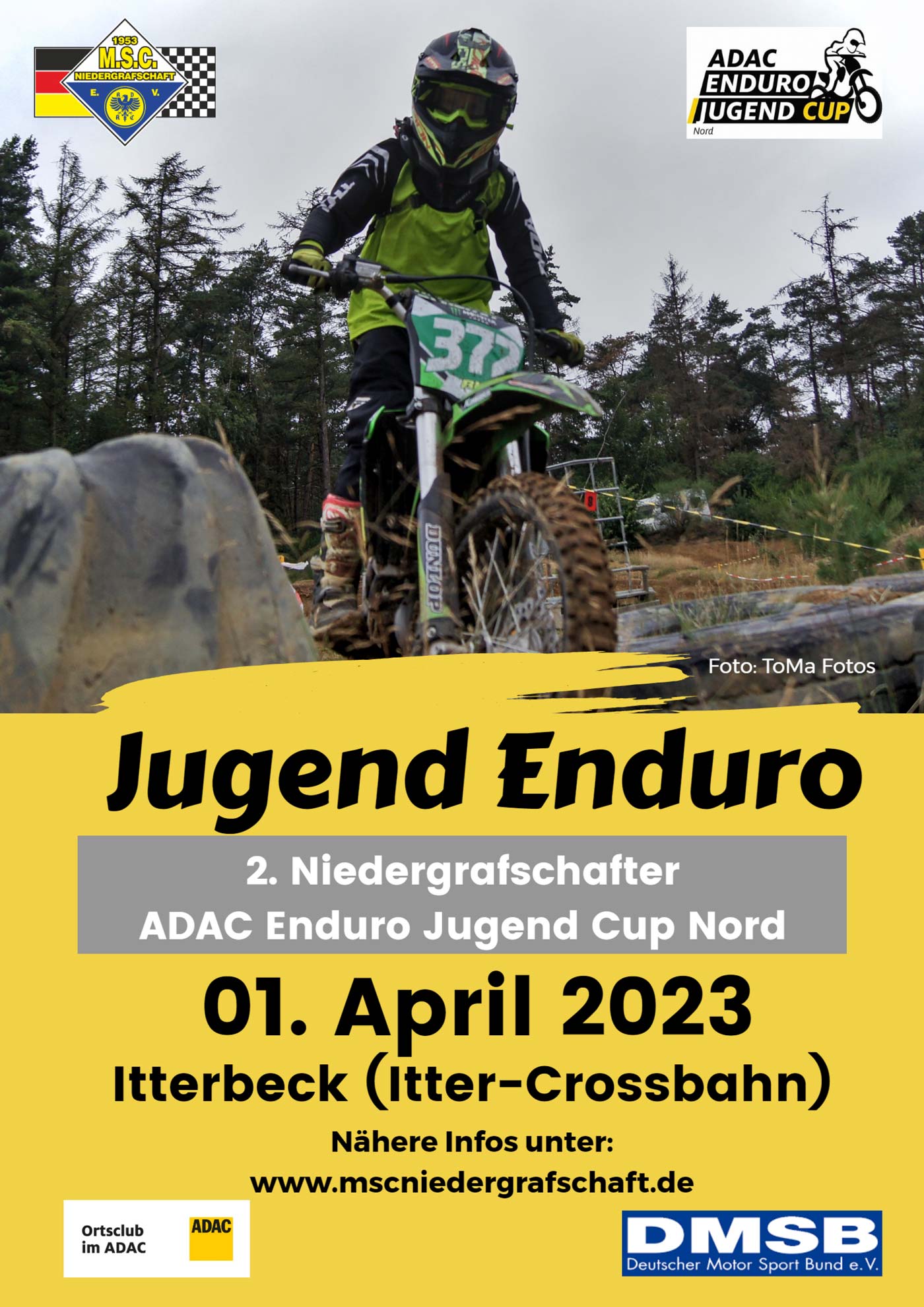 2.-Niedergrafschafter-ADAC-Enduro-Jugend-Cup-Nord-2023-Plakat